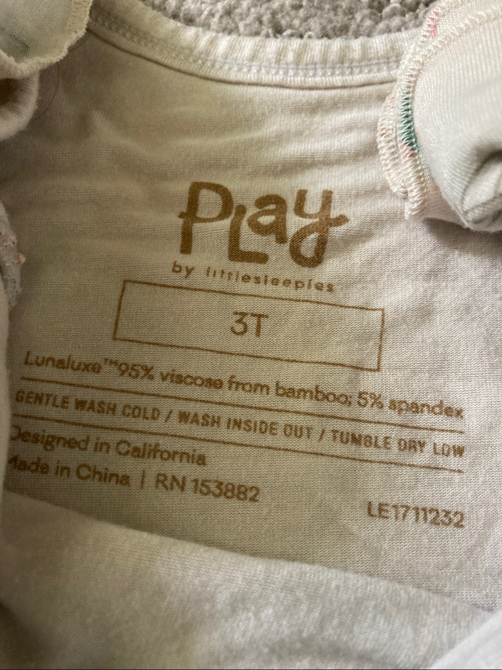 Little Sleepies western cowgirl bamboo play dress, 3T. - Picture 4 of 5